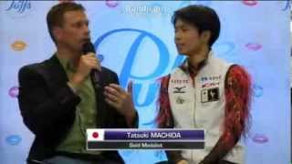 Skate America 2013 winners interview Tatsuki MACHIDA