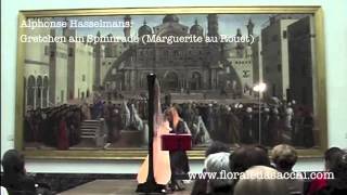 Hasselmans: Fileuse - Gretchen am Spinnrade (Marguerite au Rouet) - Floraleda Sacchi Harp