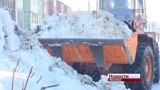 Около 70 тысяч кубометров снега убрали в Искитиме