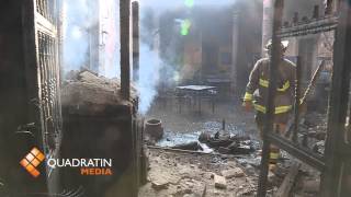 Se incendia bar en Morelia