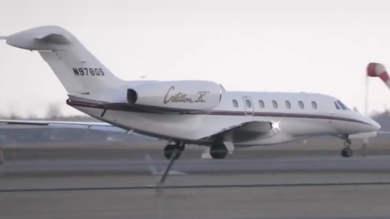 Cessna Citation X Screaming takeoff from Calgary YouTube