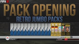 FIFA 12 Ultimate Team RETRO Pack Opening | Jumbo Packs! ft AN IF?!?!?!