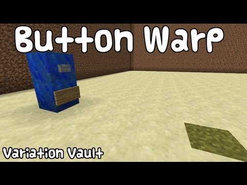 Minecraft Bukkit Plugin - Button Warp - Use buttons to warp - YouTube