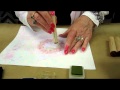 Peg Stamps - Rubber Stamping Tapestry Card - Part 2 Of 2 