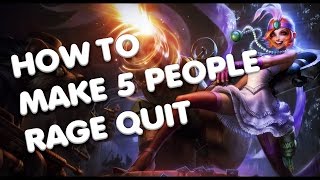 How to make 5 people rage quit.