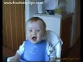 Baby laughs at Dads funny noises