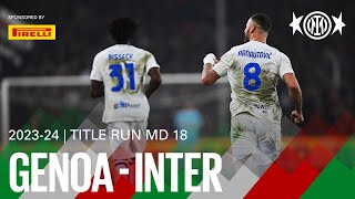 INTER LAST 2023 ⚽ | GENOA 1-1 INTER | EXTENDED HIGHLIGHTS 🏆🇮🇹???