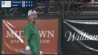 Bogomolov Jr. vs Klahn Match Ending (Winnetka Challenger)