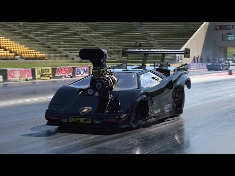 Lediglich 6,7 Sekunden braucht dieser Lamborghini für die Viertelmeile