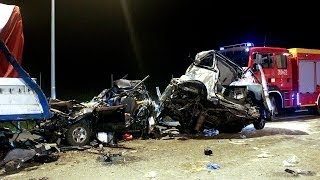 Tragiczny wypadek na S8 w Kowiesach - 3.05.2014