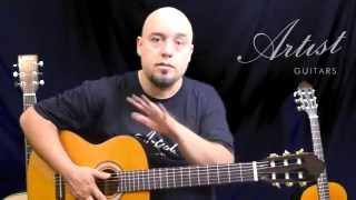 ARTIST GUITARS - The Beginner Classical Nylon String Acoustic Guitar Range