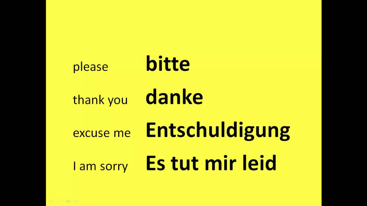 Learn Basic German Phrases in Under 2 Minutes - YouTube