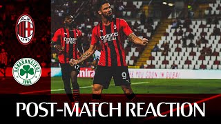 #MilanPanathinaikos | Calabria and Giroud's post-match reactions