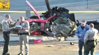 Paul Walker Dies car crash - Footage of Paul Horrible car Accident [Porsche crash] 11/30/2013