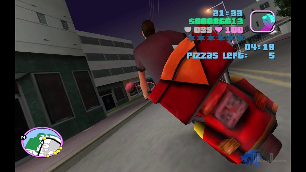 Pizza Delivery Boy Mission [♥150 Reward] Grand Theft Auto Vice City