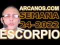 Video Horscopo Semanal ESCORPIO  del 5 al 11 Junio 2022 (Semana 2022-24) (Lectura del Tarot)