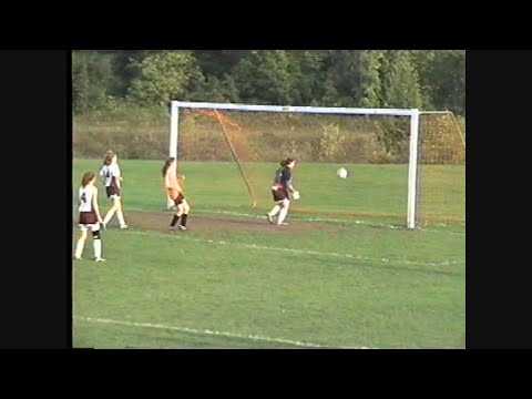 JV Soccer Goalie Watches Ball Cross the Goal Line  9-15-04