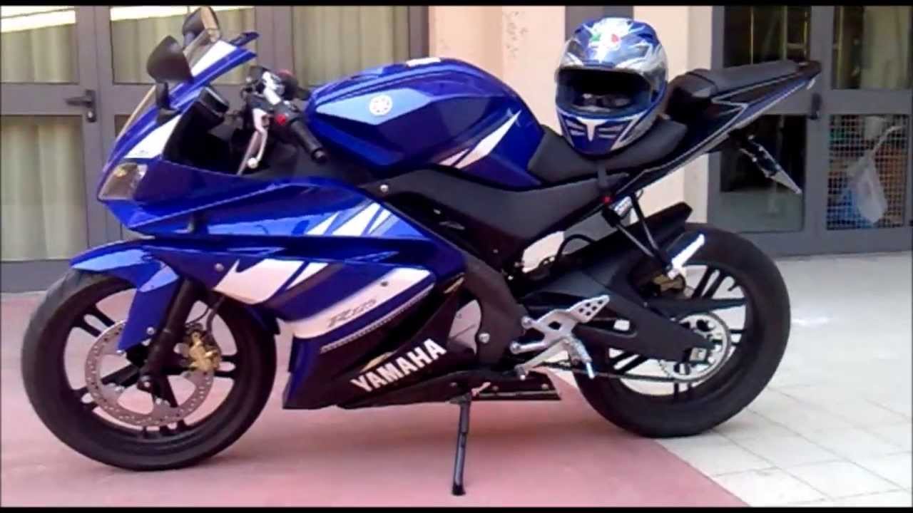 Yamaha YZFR125 Blu/Blue 2011 part 2 YouTube