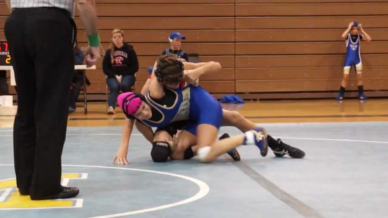 120112 Girl vs. Boy All County Wrestling (3rd Match) YouTube