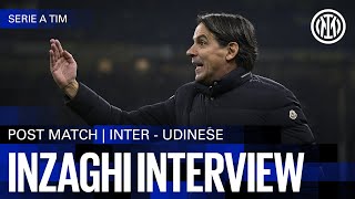 SIMONE INZAGHI INTERVIEW | INTER 4-0 UDINESE 🎙️⚫🔵??