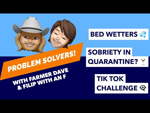 Problem Solvers Ep1. Bedwetters & Covid Drinkers ?