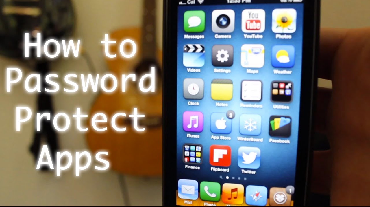 how to create secure folder on iphone