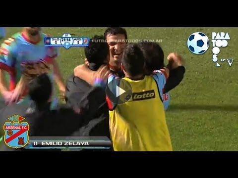 Gol Zelaya. San Lorenzo 0 - Arsenal 3. Final Copa Argentina 2012/2013. Fútbol Para Todos.