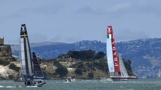 Louis Vuitton Cup, Semifinal Race 1, Luna Rossa Challenge vs Artemis Racing, 6 Aug 2013