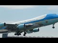 Air Force One Departing Costa Rica with President Obama
