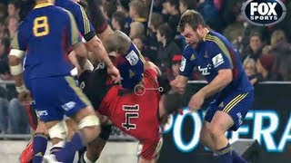 Ma'a Nonu Red Card Spear Tackle vs Highlanders