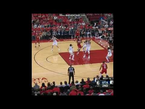 NBA-Ricky Rubio Funny Defense on James Harden