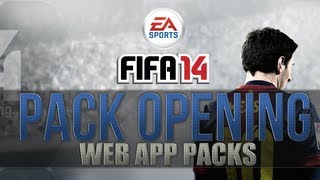 FIFA 14 WEB APP - PACK OPENING - THE START OF ULTIMATE TEAM!