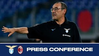 Lazio-Milan | Mister Sarri in conferenza stampa