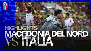 Highlights: Macedonia del Nord-Italia 0-1­ | Under 21 | Qualificazioni U21 EURO 2027