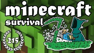 Minecraft Survival - Aflevering 215 - "Een fraaie heg!"