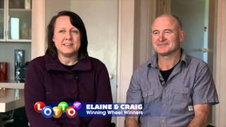 Lotto's Winning Wheel Draw 1361 Craig from Auckland 06/07/2013