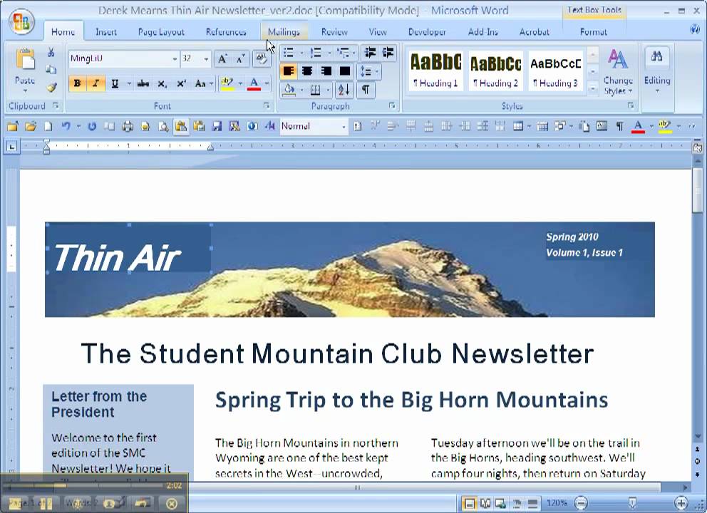 Making Text Boxes Transparent Two Steps in Word 2007 YouTube