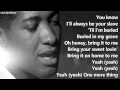 Sam Cooke Bring It On Home to Me lyrics