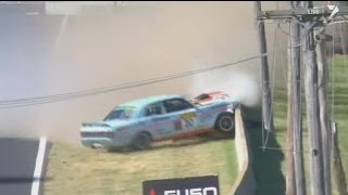 2013 Touring Car Masters - Bathurst - Race 2 - Big Crash - Glenn Seton & Andrew Miedecke