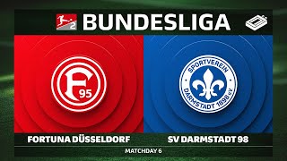 Fortuna Düsseldorf vs. SV Darmstadt 98 | Matchday 6 — Bundesliga 2 2025/26