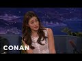 Emmy Rossum Sings Opera For A Hot Dog - Conan On Tbs 