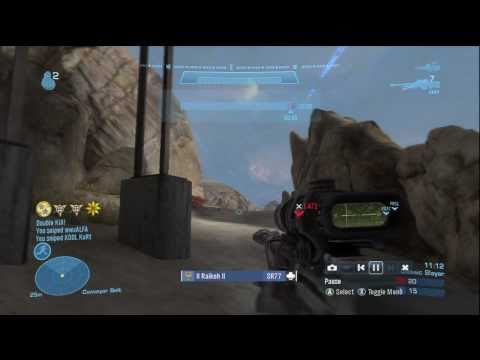 Halo: Reach WTF? Double Snipe Moment - HD 720p