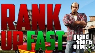 Grand Theft Auto 5: How To Rank Up Fast Online (How To Get Lots Of Reputation Points Easy & Fast)