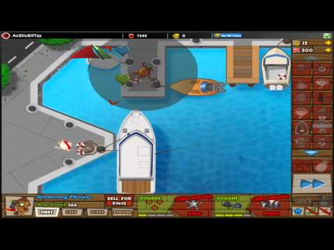 Bloons Tower Defense 5 - BTD5 Walkthrough | NEW! INTERMEDIATE MAP ...