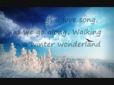 Walking in a Winter Wonderland-With lyrics - YouTube