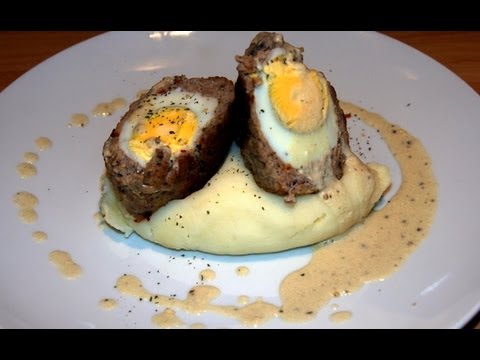 Jak przygotować pieczone jajka z mięsem w sosie musztardowym