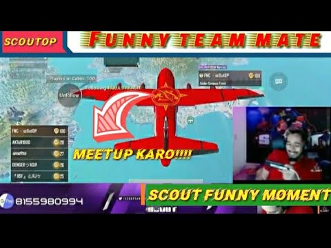 Scout Funny Team Mate | Fnatic Scout Playing with Random squad | scout funny moment