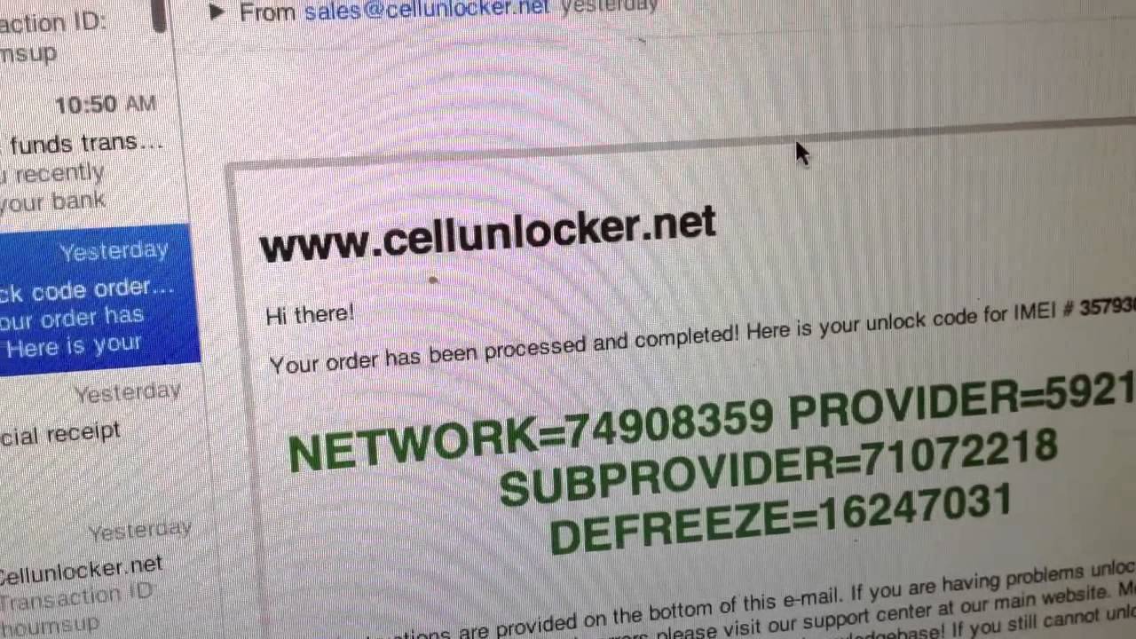 Unlocking Samsung Galaxy S II SGH-T989 from T-mobile by Unlock Code ...