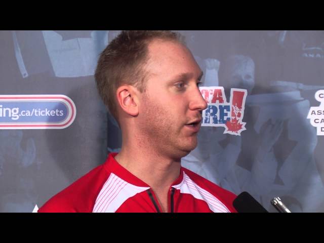 Playoff 3 vs 4 Media Scrum - 2013 Ford World Men's Curling Championship