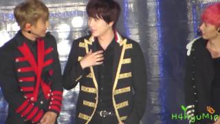 130812 SS5 in Taiwan---圭賢自我介紹之被大家說笨蛋 Kyuhyun self introduction